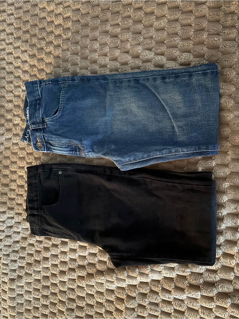 The Children's Place Blue and Black Kids Jeans Duo